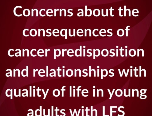 Concerns about the consequences of cancer predisposition and relationships with quality of life in young adults with Li-Fraumeni syndrome